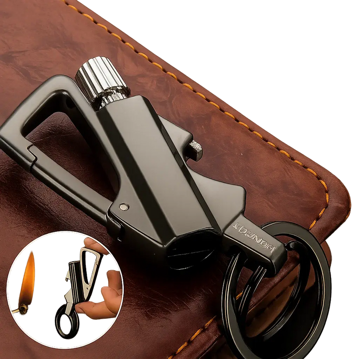 BowLift | 3-in-1 Outdoor windproof lighter with bottle opener for camping