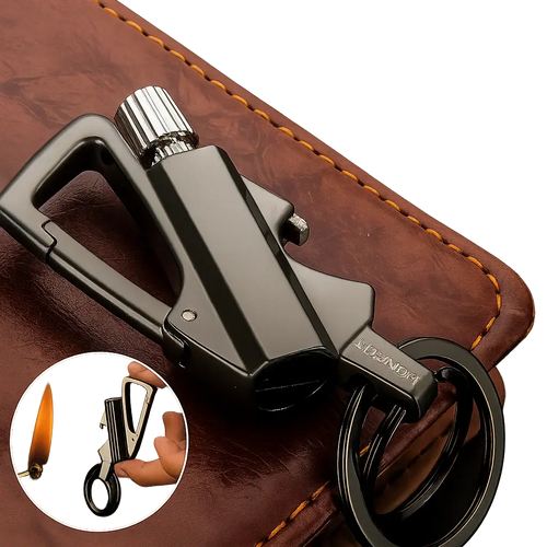 BowLift | 3-in-1 Outdoor windproof lighter with bottle opener for camping