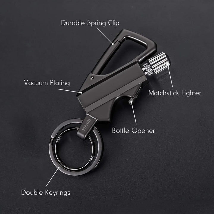 BowLift | 3-in-1 Outdoor windproof lighter with bottle opener for camping