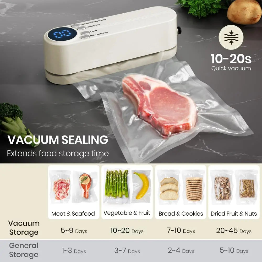 BowLift | 3-in-1 cordless mini vacuum sealer – keep food fresh & more
