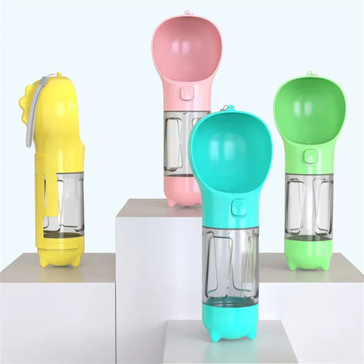 3-in-1 Portable Water Bottle for Pets - PawHydrate Pro Bowlift