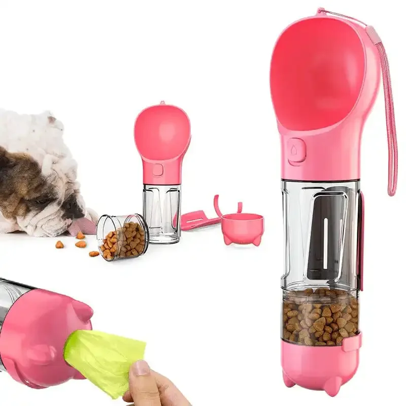 3-in-1 Portable Water Bottle for Pets - PawHydrate Pro Bowlift