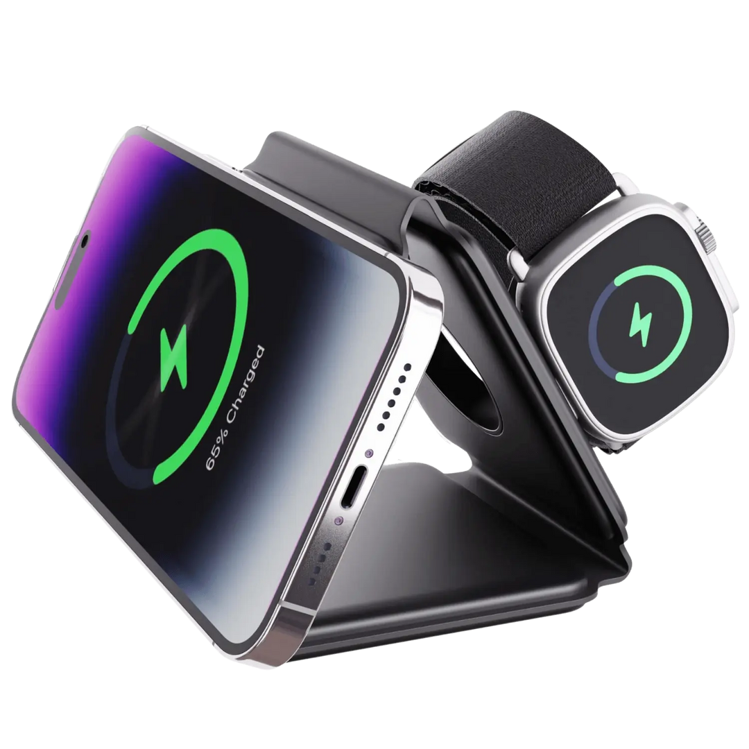 BowLift | TriCharge Fold – 3-in-1 Foldable Wireless Charging Station