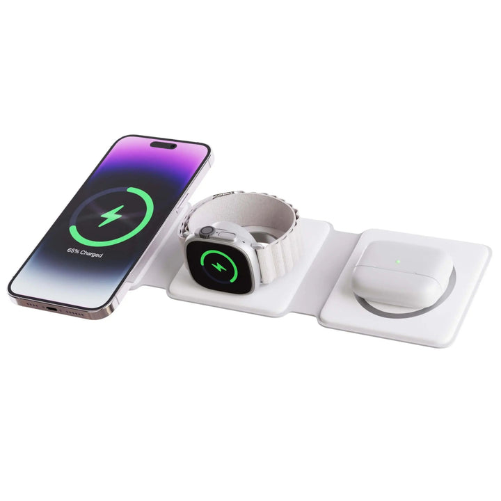 BowLift | TriCharge Fold – 3-in-1 Foldable Wireless Charging Station