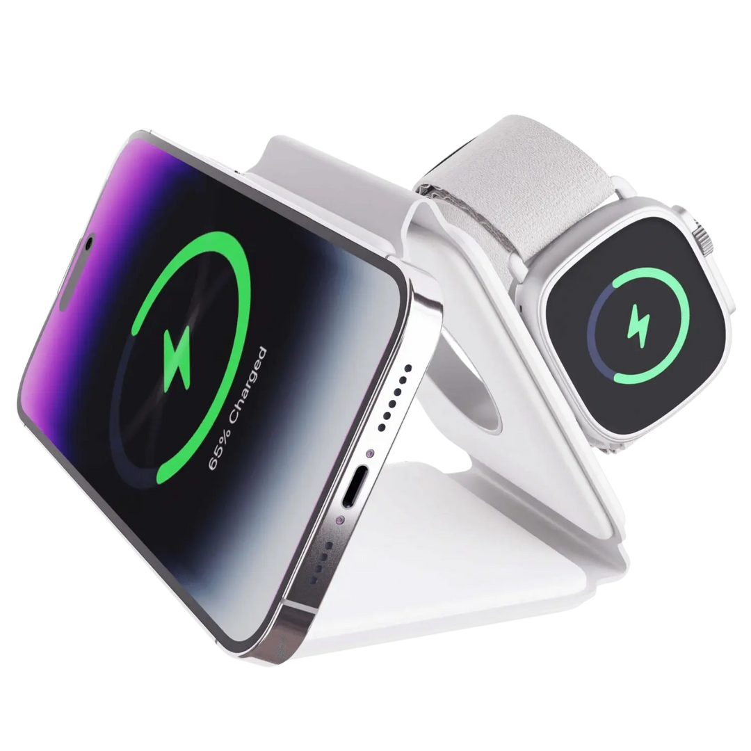 BowLift | TriCharge Fold – 3-in-1 Foldable Wireless Charging Station