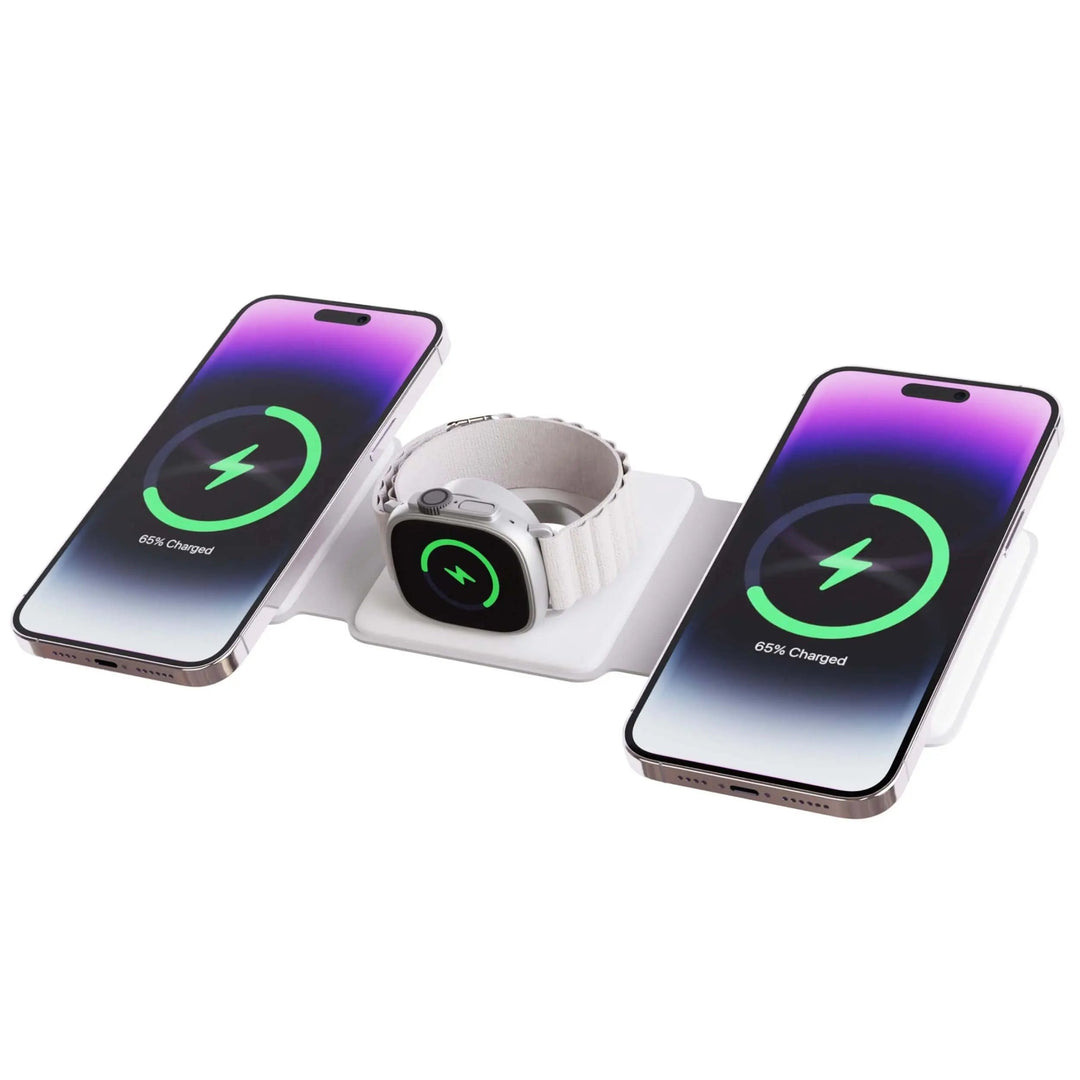 BowLift | TriCharge Fold – 3-in-1 Foldable Wireless Charging Station