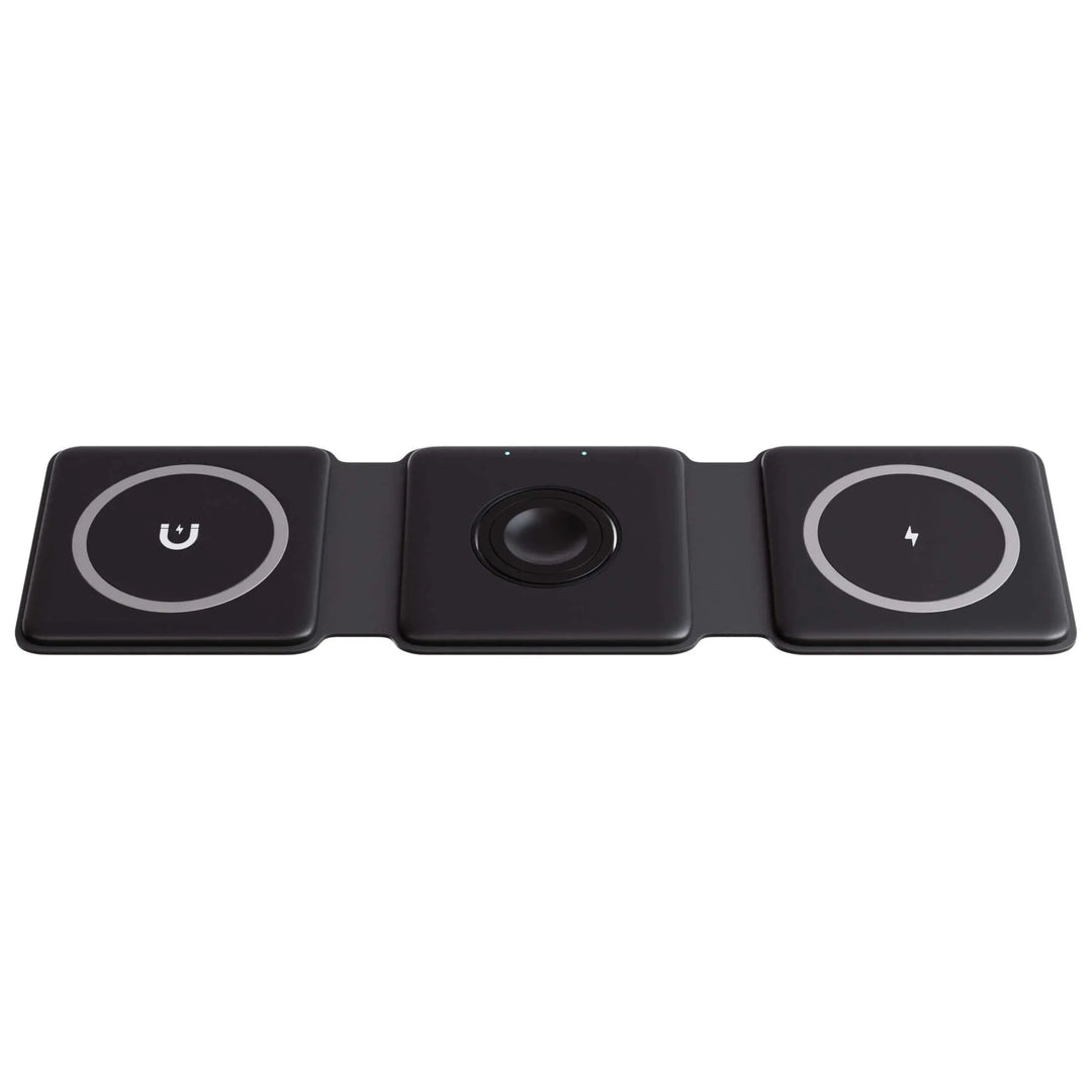 TriCharge Fold – 3-in-1 foldable wireless charging station | Bowlift