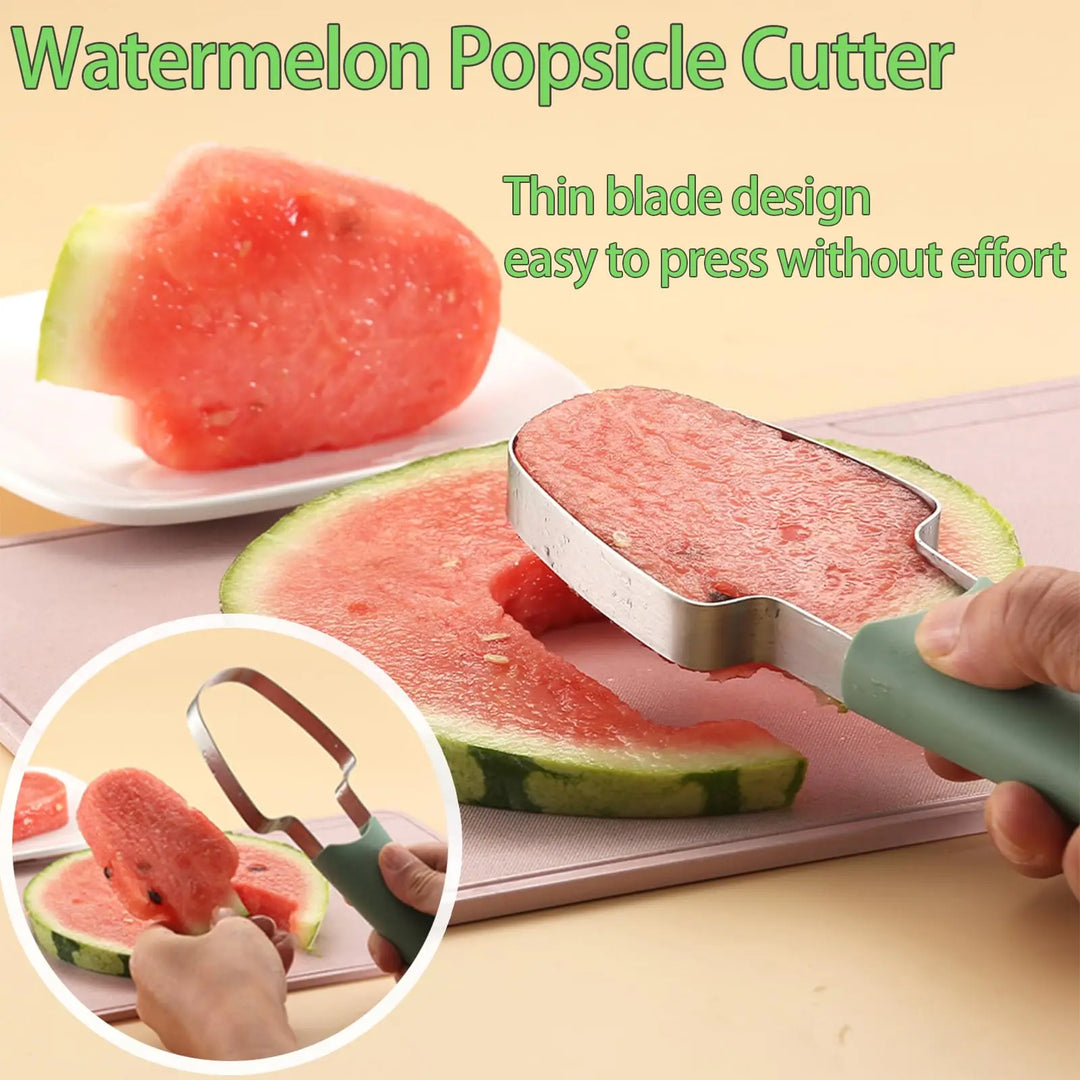 3-in-1 Watermelon Fork Slicer Stainless Steel Fruit Cutting Tool Set | Bowlift