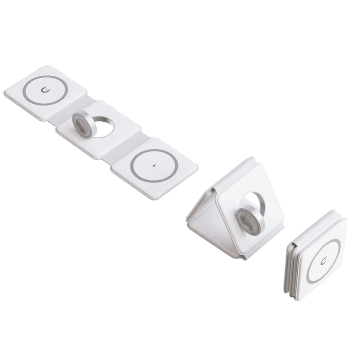 TriCharge Fold – 3-in-1 foldable wireless charging station | Bowlift