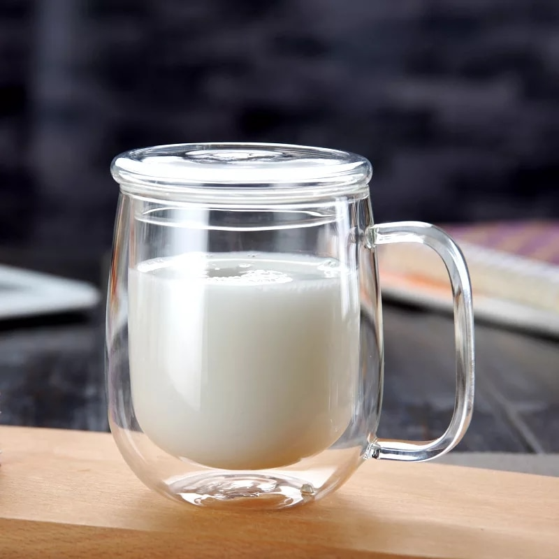 Handmade DouBowlifte Thermal Insulated Glass Mug | Bowlift