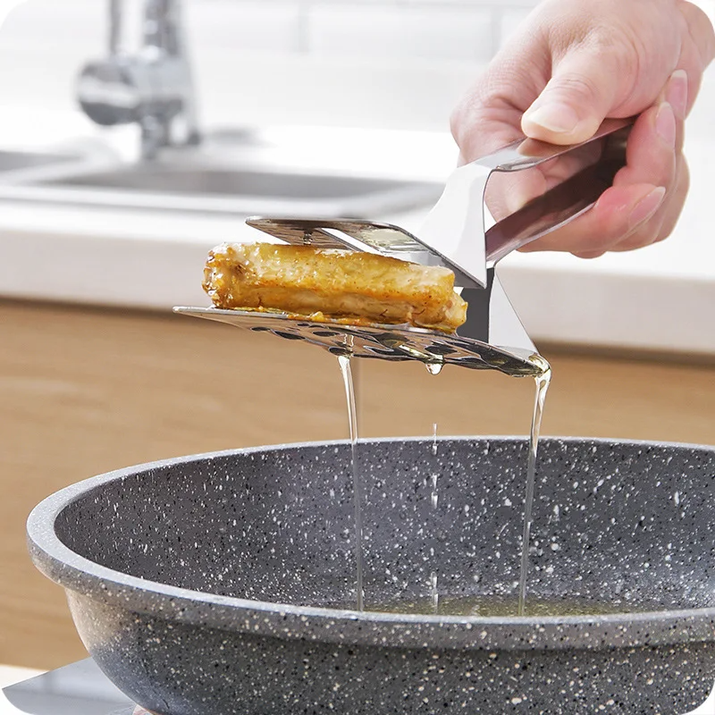 BowLift | Stainless Steel Double-Sided Cooking Spatula Clamp Tool