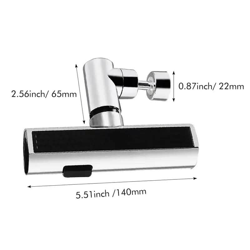 BowLift | 3-Mode Leak-Proof Sink Faucet Adapter - Durable Copper Construction for Kitchen and Bathroom