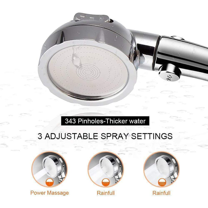 BowLift | 3 Mode Pressure Booster Shower Head