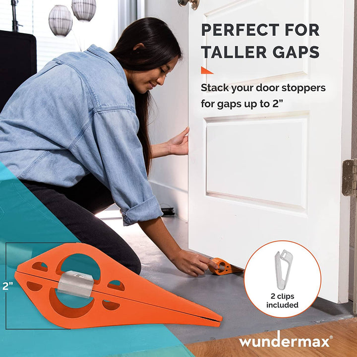 BowLift | 3-Pack: Wundermax Rubber Safety Door Stopper