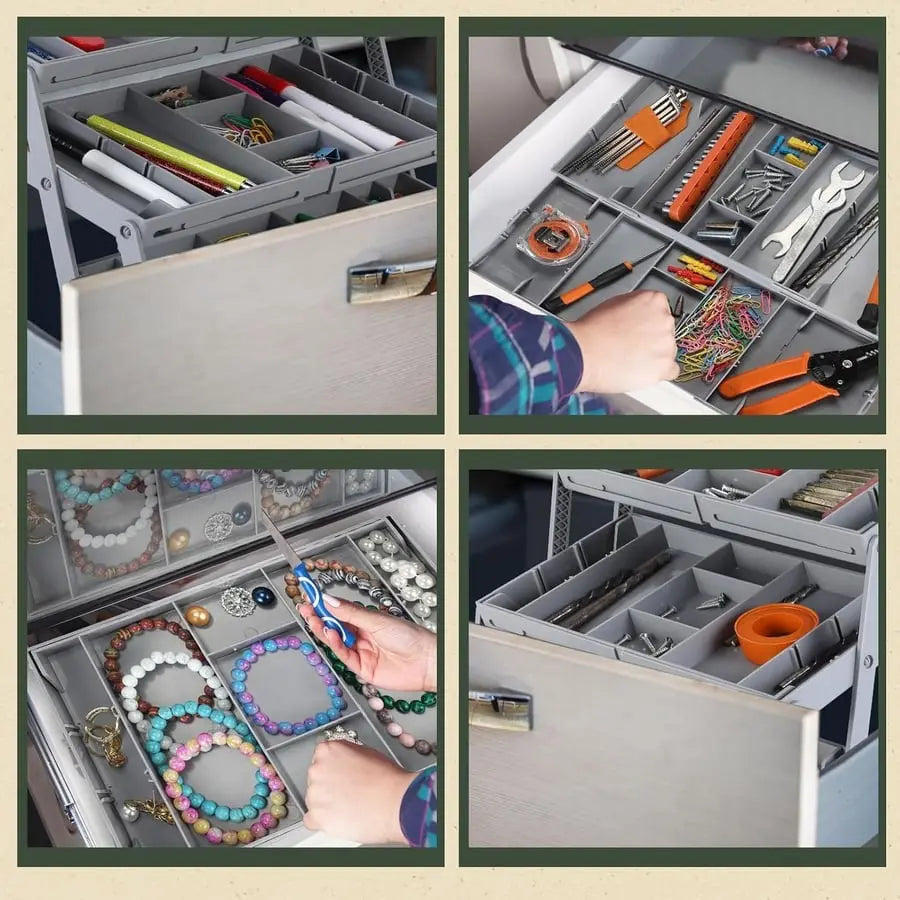 BowLift | 3-tier Smart Drawer Organizer – Makes optimal use of storage space