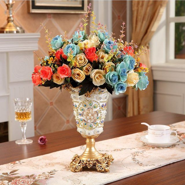 BowLift | European Luxury Diamond Resin Vase