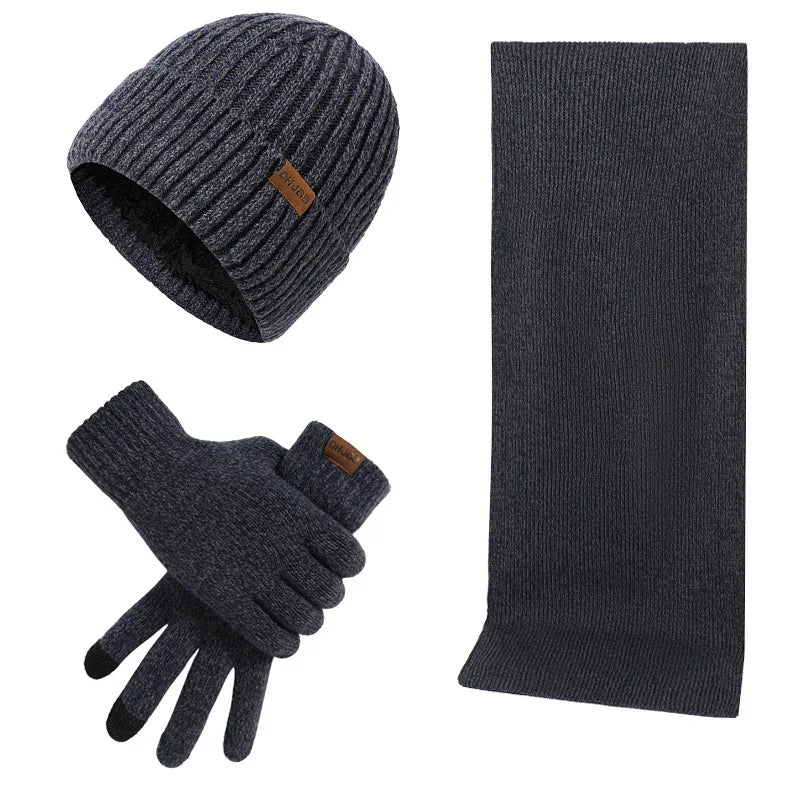 ArcticStyle – Trendy Winter Set with Beanie and Gloves Bowlift