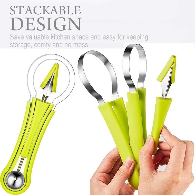 BowLift | 4 in 1 Stainless Steel Fruit Tool Set