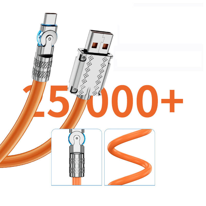 BowLift | 180° Anti-Break Fast Charge Data Cable (120W)