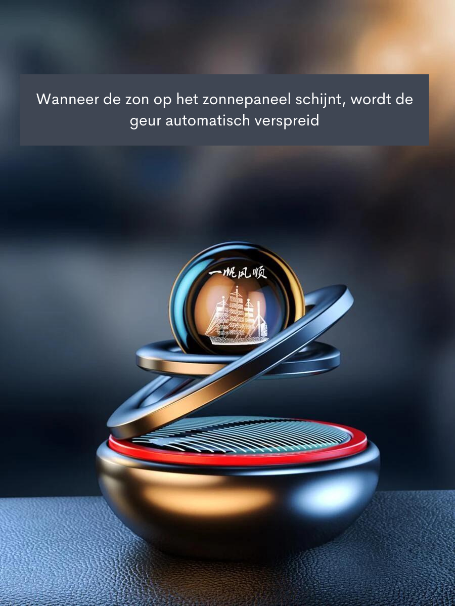 BowLift | Car Air Freshener | Solar Powered | 360° Fragrance Distribution | Luxurious Design | 4 Colors