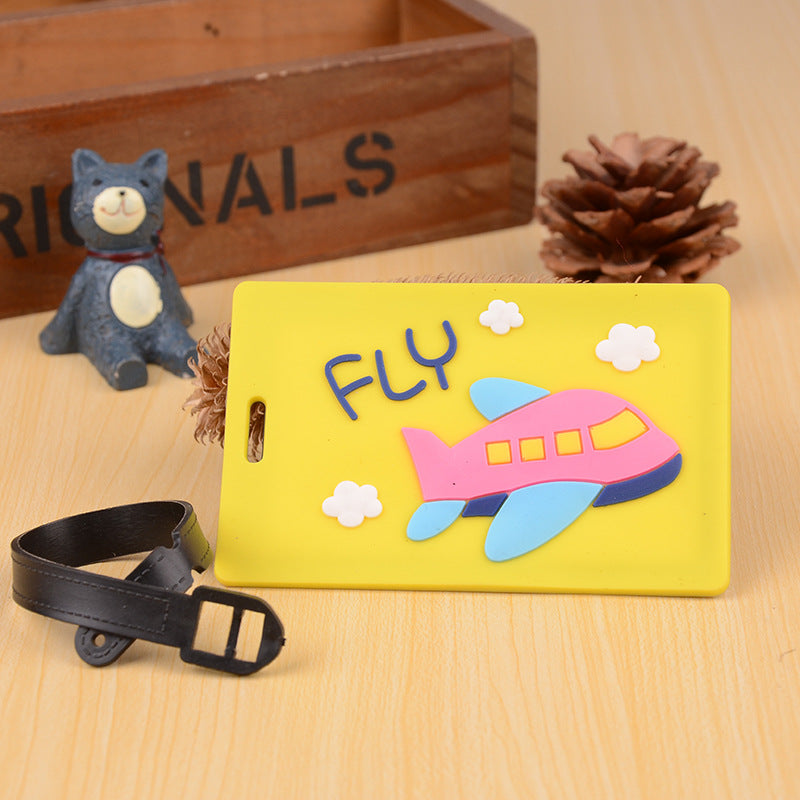Unisex Creative Airplane Luggage Tag Bowlift