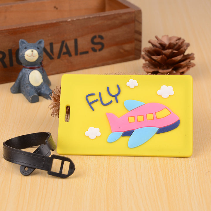 Unisex Creative Airplane Luggage Tag Bowlift