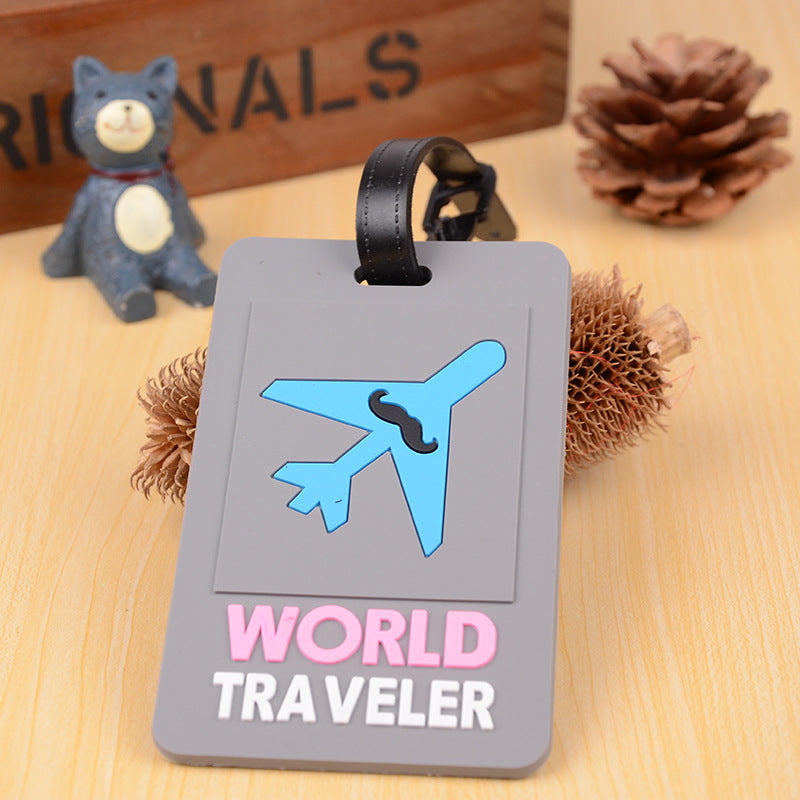 Unisex Creative Airplane Luggage Tag Bowlift