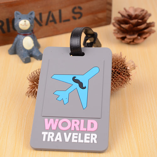Unisex Creative Airplane Luggage Tag Bowlift