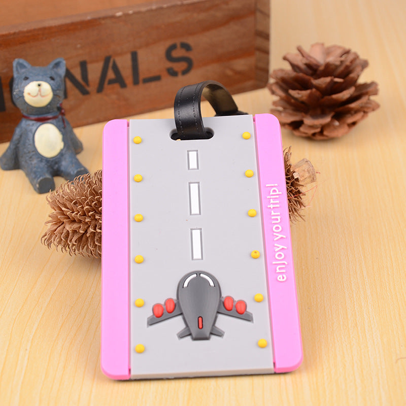 Unisex Creative Airplane Luggage Tag Bowlift