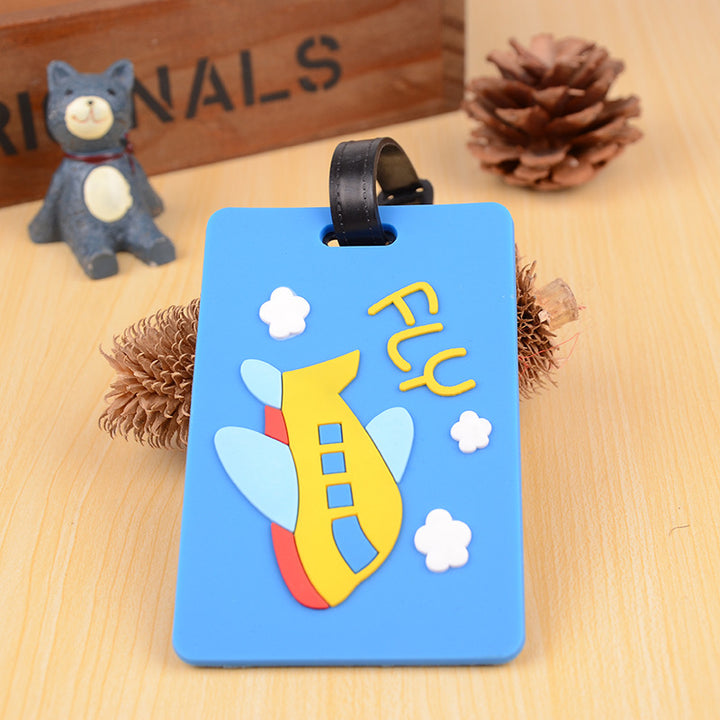 Unisex Creative Airplane Luggage Tag Bowlift
