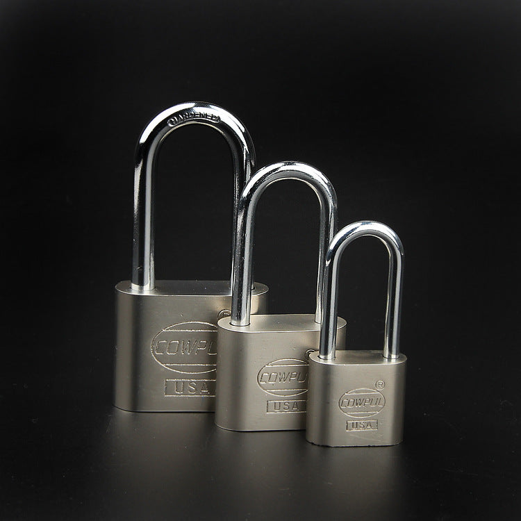 Heavy-Duty Chrome-Plated Hardened-Shackle Padlock Set Bowlift