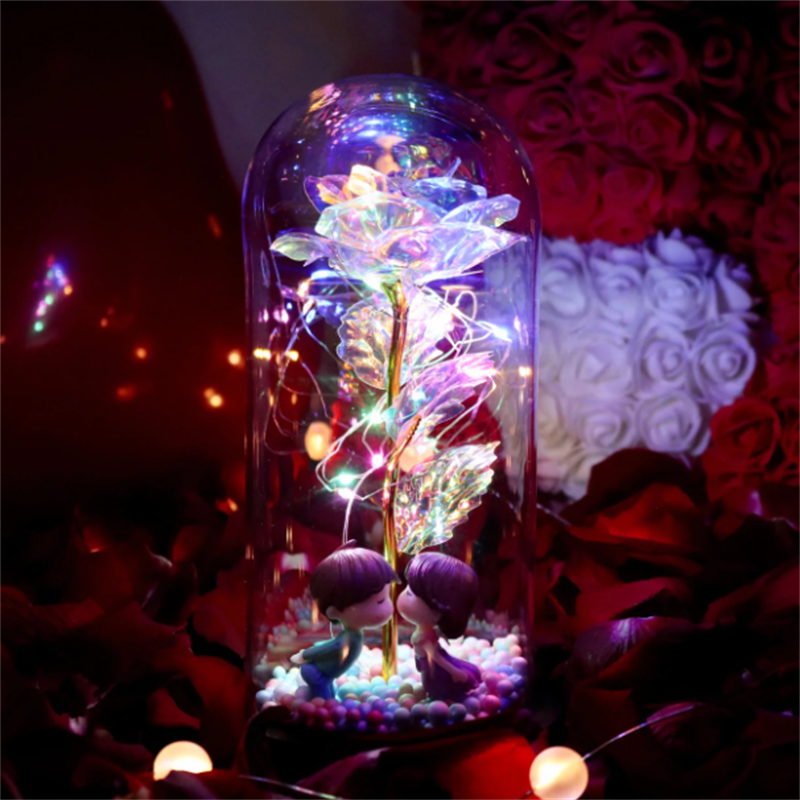 BowLift | Romantic Enchanted Sparkling Rose Ornaments