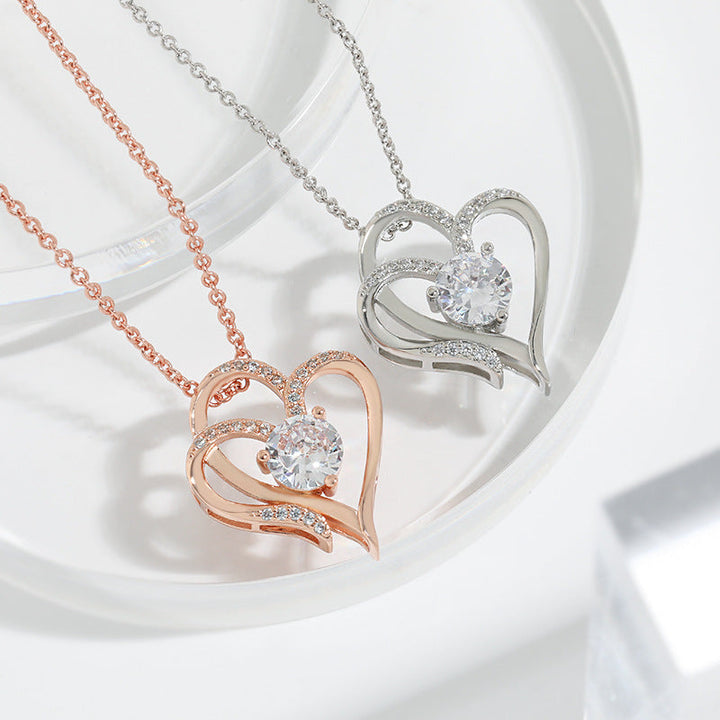 BowLift | Diamond Love Heart Necklace
