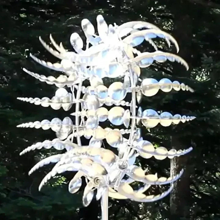BowLift | Magical and unique kinetic wind turbine made of metal