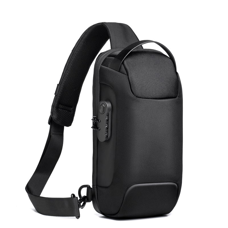 BowLift | Anti-Theft Crossbody Bag | Landy Carry Without Worry | Waterproof Oxford | USB Charging Port | Unisex Travel Pack