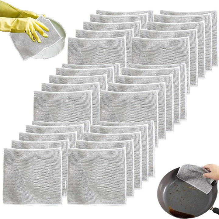 Multi-Purpose Non-scratch Wire Dish Cloth for Wet and Dry | Bowlift