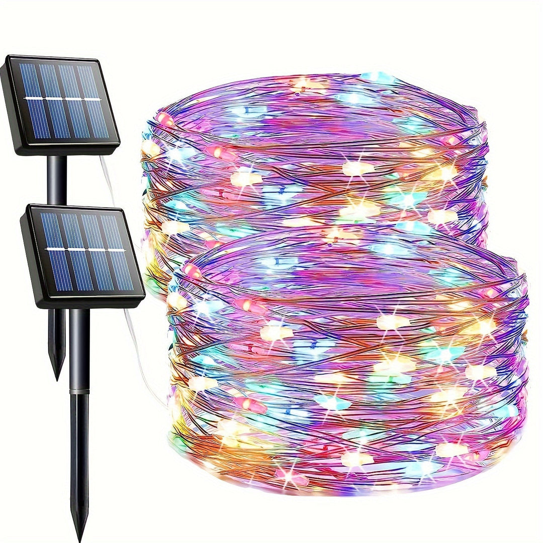 BowLift | Outdoor Solar Powered Red Fairy Lights
