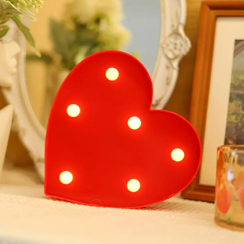 BowLift | LED letters, numbers, and symbols – luminous decoration with warm white light for parties and living spaces