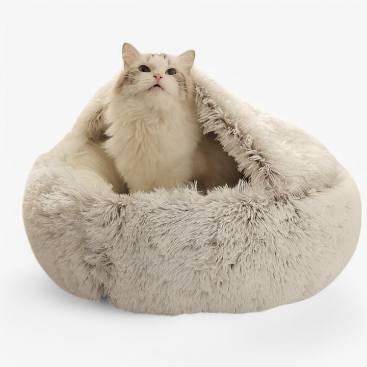 BowLift | Soft Winter Pet Bed with Washable Cover and Non-Slip Base