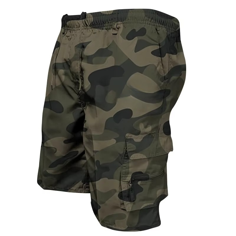 BowLift | Men’s Loose Fit Cargo Shorts with Multi Pockets - Casual Summer Outdoor Work Shorts in Plus Sizes