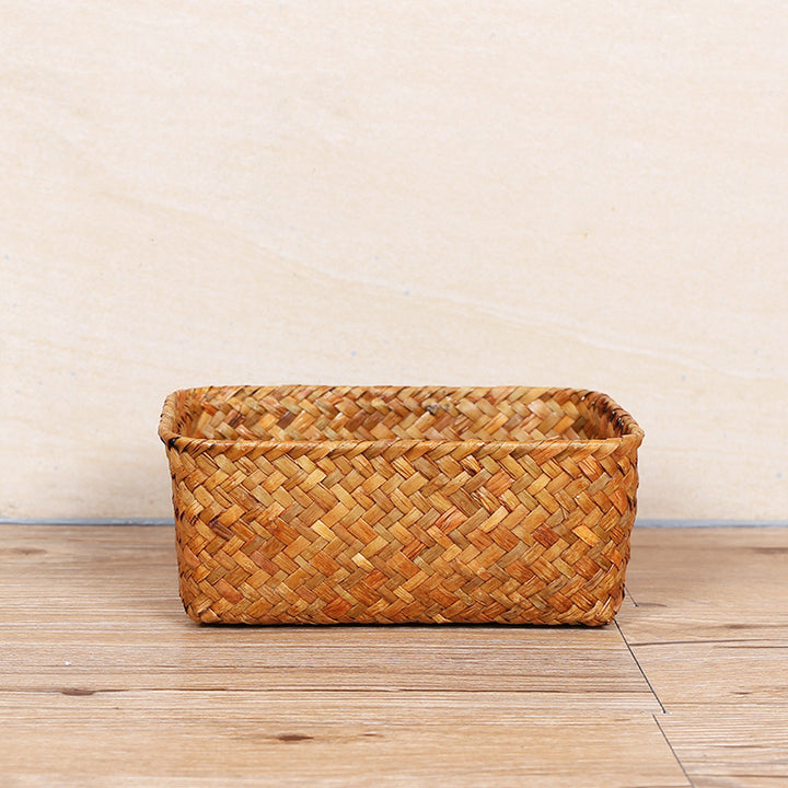 Handcrafted Natural Woven Storage Basket Bowlift