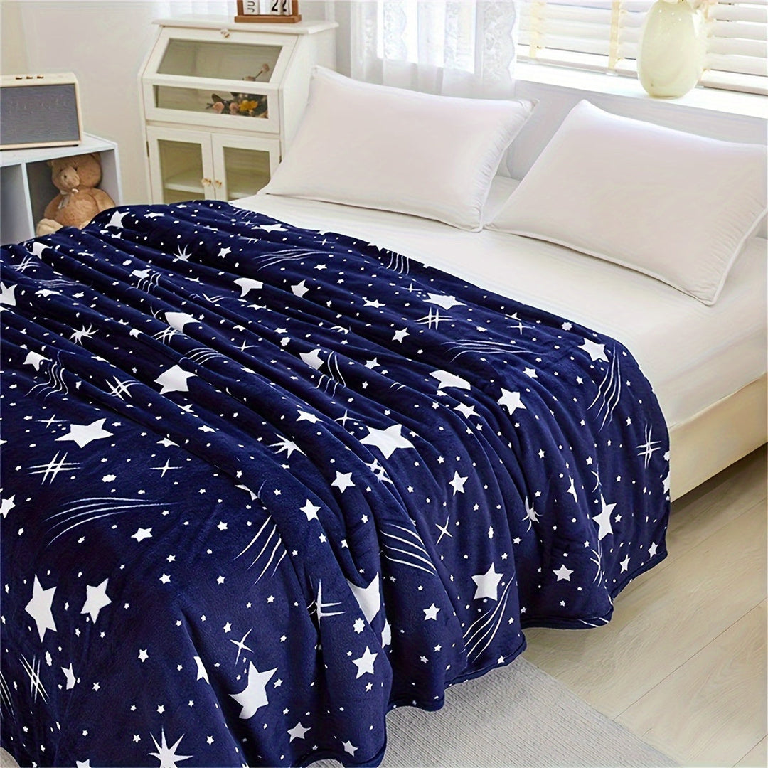 MeteorFleece – Soft Fleece Blanket with Meteor Pattern Bowlift