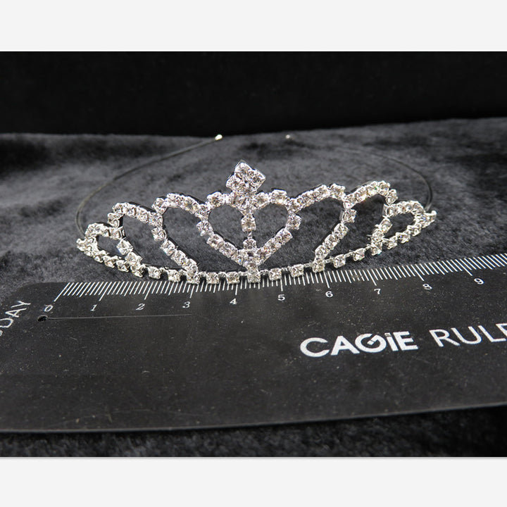Ladies Crystal Embellished Tiara Bowlift