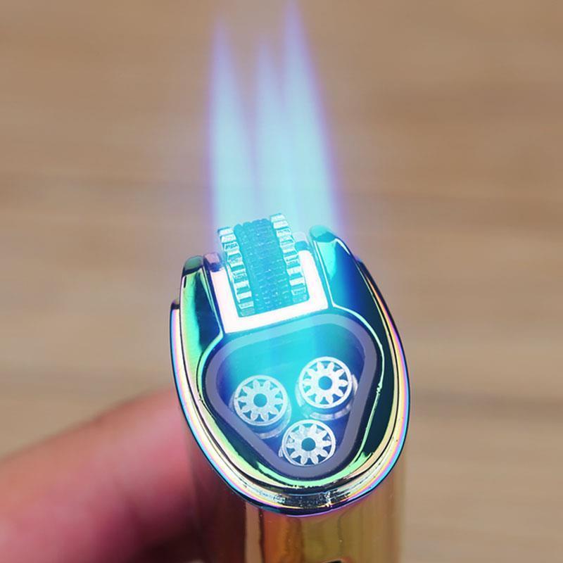 Powerful Windproof Triple Jet Torch Lighter | Bowlift