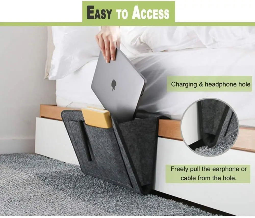 SpaceMate Organizer — No more chaos, more calm and space right next to your bed! | Bowlift