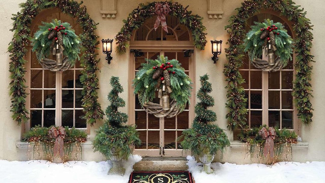 BowLift | Boho Christmas wreath with bells | Door & wall decoration | Handmade