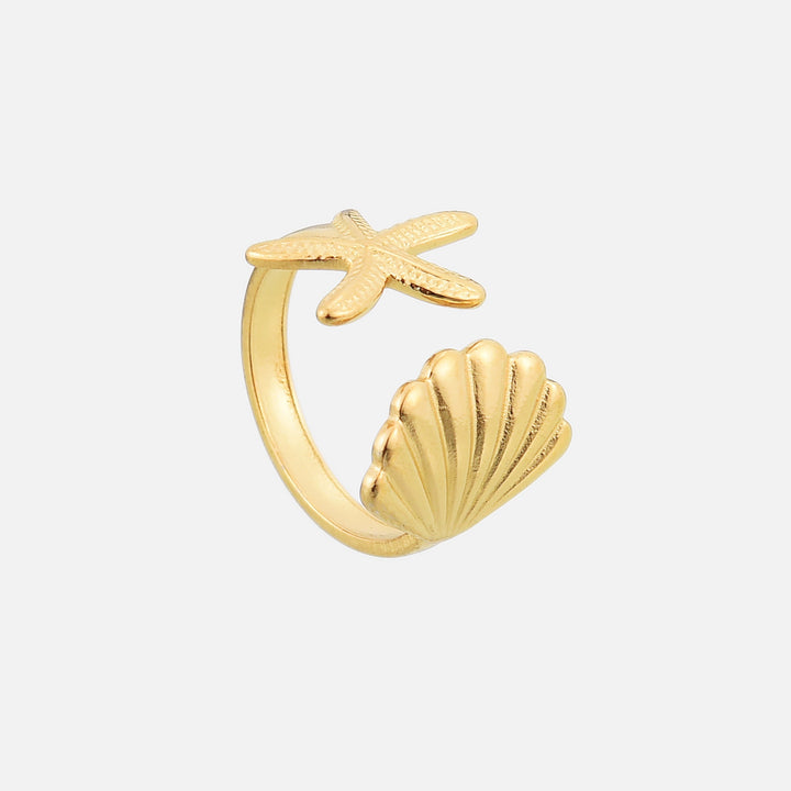 BowLift | Marina Ring with Starfish and Shell Design – Maritime & Adjustable
