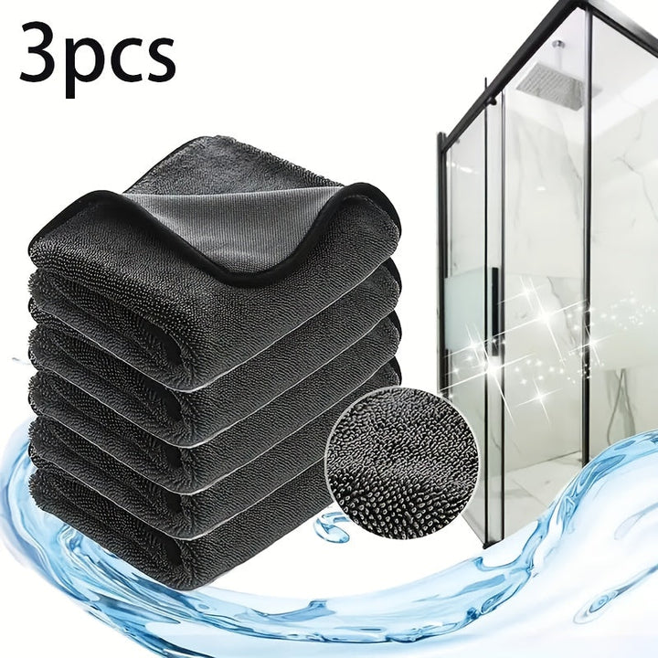 Microfiber Cleaning Cloths 3-Piece Set | Bowlift