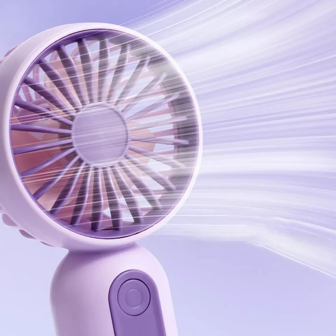 USB Rechargeable Mini Portable Fan With 3 Speeds | Bowlift