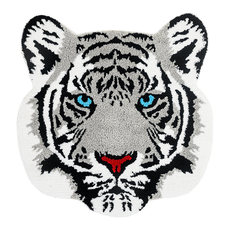 BowLift | Tiger Head Tufted Rug for Living Room and Kids Bedroom